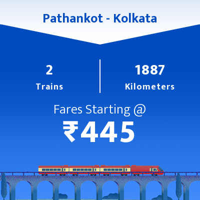 Pathankot To Kolkata Trains